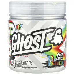 Ghost, Legend® Pre-Workout, Sour Strips® Rainbow, 675 г (23,8 унции)
