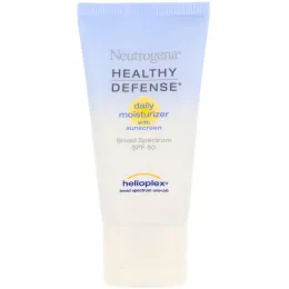 Neutrogena, Healthy Defense, дневное увлажняющее средство с солнцезащитным кремом, фактор защиты от солнца 50 широкого спектра действия, 1,7 ж. унц. (50 мл)