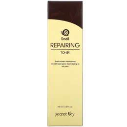 Secret Key, Восстанавливающий тоник Snail Repairing Toner, 5,07 жидких унций (150 мл)
