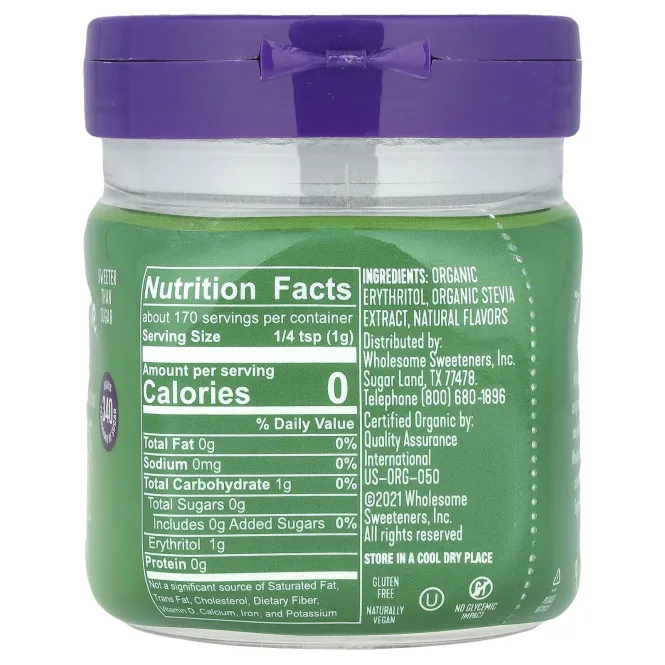 Wholesome Sweeteners, органическая стевия, 170 г (6 унций)