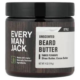 Every Man Jack, масло для бороды, без запаха, 114 г (4 унции)