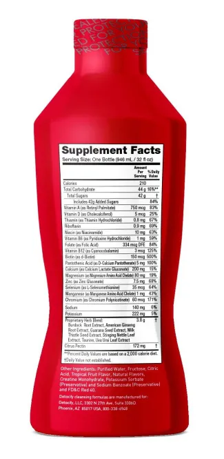 Detoxify, Mega Clean - Травяное очищение Tropical 32 жидких унции