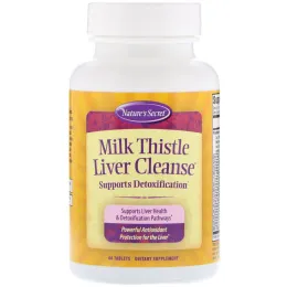 Nature's Secret, Расторопша пятнистая для очищения печени, 60 таблеток