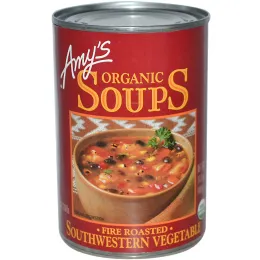 Amy's, Органический суп с обжаренными юго-западными овощами, 14,3 унций (405 г)