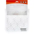 Full Circle, ZipTuck, Reusable Sandwich Bags, Gold Geo, 2 Bags