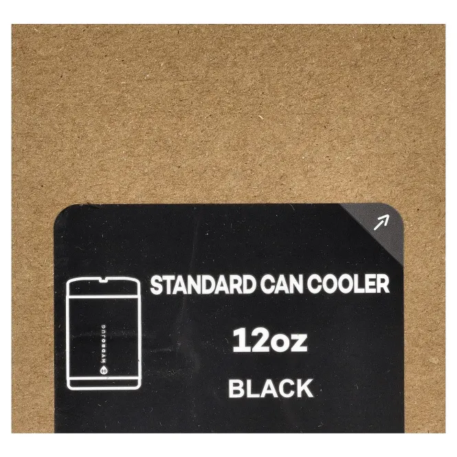 HydroJug, Охладитель для стандартных банок, черный, 12 унций