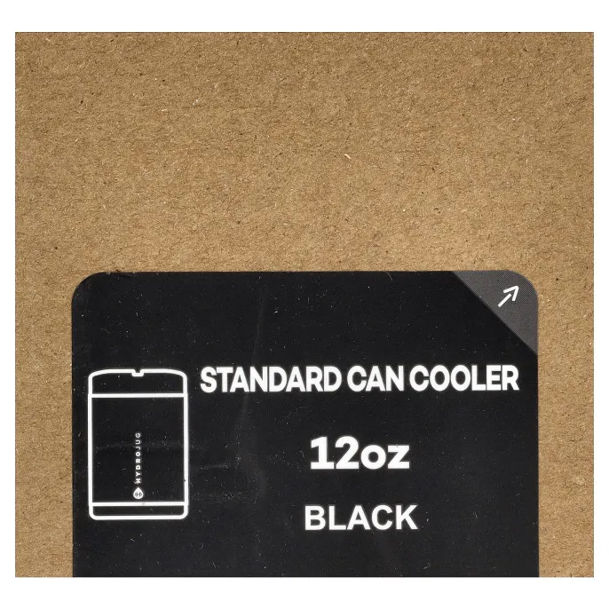 HydroJug, Охладитель для стандартных банок, черный, 12 унций