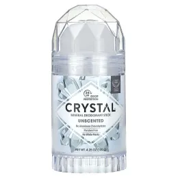 Crystal Body Deodorant, Минеральный твердый дезодорант, Без запаха, 4,25 унц. (120 г)