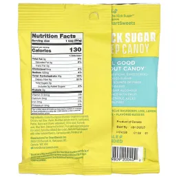 SmartSweets, Sour Blast Buddies, ягоды, голубая малина, лайм, лимон, апельсин, 50 г (1,8 унции)