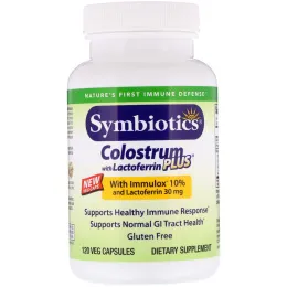 Symbiotics, Colostrum with Lactoferrin Plus, 120 Veg Capsules