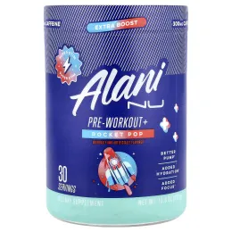 Alani Nu, Pre-Workout+, рокет-поп, 392 г (13,8 унции)