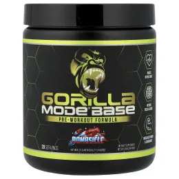 Gorilla Mind LLC, Mode® Base, предтренировочная добавка, Bombscle, 248 г (0,54 фунта)