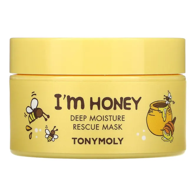 Tony Moly, I'm Honey, восстанавливающая маска для глубокого увлажнения, 100 г (3,52 унции)