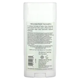 Zion Health, Claydry дезодорант, жирный, без отдушек, 80 г (2,8 унции)