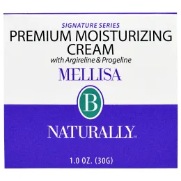 Mellisa B. Naturally, Увлажняющий крем высшего сорта, 1 унция (30 г)