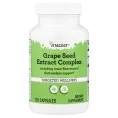 Vitacost, комплекс с экстрактом виноградных косточек и ресвератролом, 120 капсул