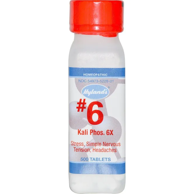 Hyland's Naturals, Kali Phos 6X, 500 таблеток