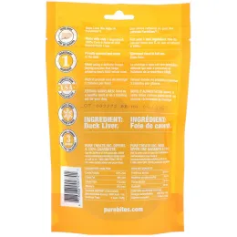 Pure Bites, Freeze Dried, Dog Treats, Duck Liver , 2.6 oz (74 g)