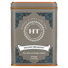 Harney & Sons, HT Tea Blends, английский завтрак, 20 чайных пакетиков, 40 г (1,4 унции)