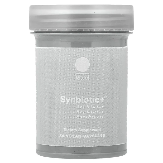 Ritual, Synbiotic+®, мята, 30 растительных капсул