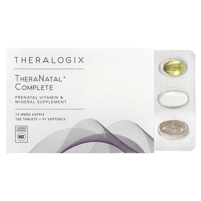 Theralogix, TheraNatal Complete, 182 таблетки + 91 мягкая таблетка