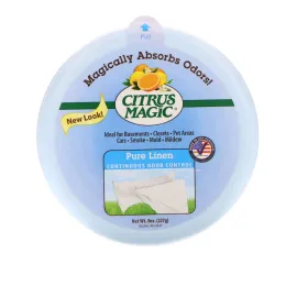 Citrus Magic, Твердый освежитель воздуха, Чистый лен,  8 унций (227 г)
