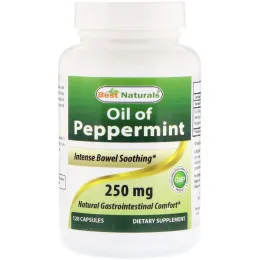 Best Naturals, Peppermint Oil, 250 mg , 120 Capsules