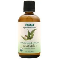 Now Foods Сертифицированное органическое эвкалиптовое масло 4 жидких унции