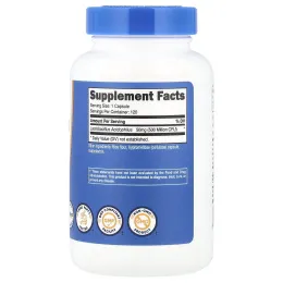 Nutricost, Лактобактерии ацидофильные, 50 мг (500 млн КОЕ), 120 капсул