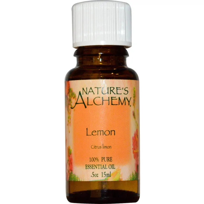 Nature's Alchemy, Эфирное масло лимона, 0.5 унций (15 мл)