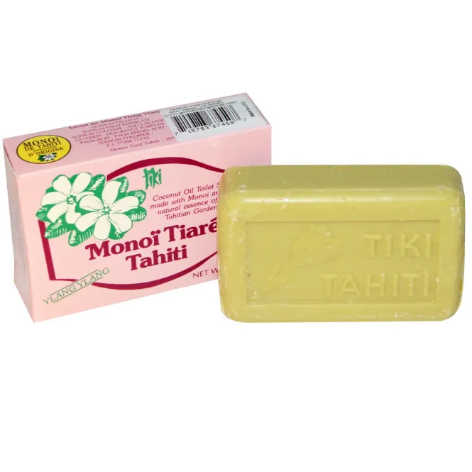 Monoi Tiare Tahiti, Мыло с кокосовым маслом, с запахом иланг-иланга, 130 г