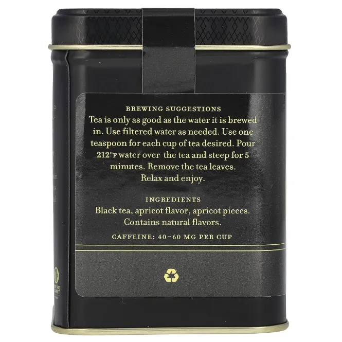 Harney & Sons, черный чай, абрикос, 112 г (4 унции)