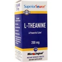 Superior Source, L-теанин (200 мг) 100 таблеток
