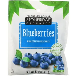 Stoneridge Orchards, Blueberries, Whole Dried Blueberries, 1.75 oz (49.6 g)