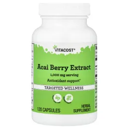 Vitacost, Acai Berry Extract, 120 Capsules (500 mg per Capsule)
