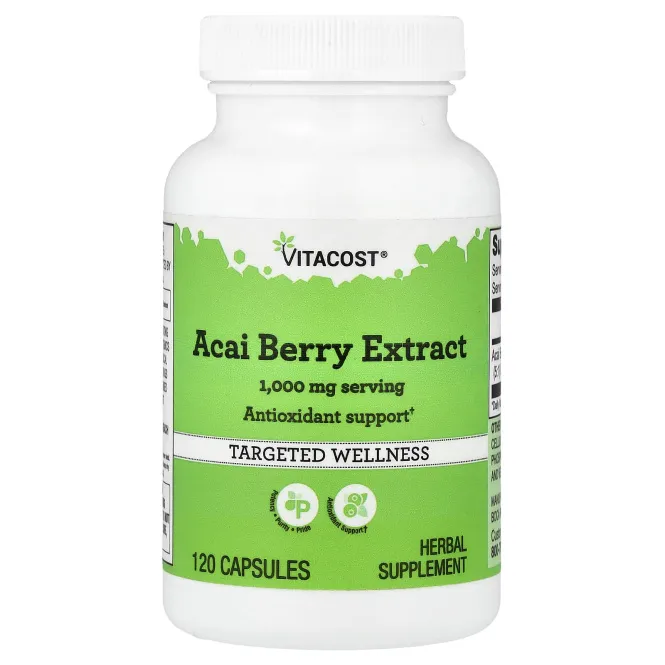 Vitacost, Acai Berry Extract, 120 Capsules (500 mg per Capsule)