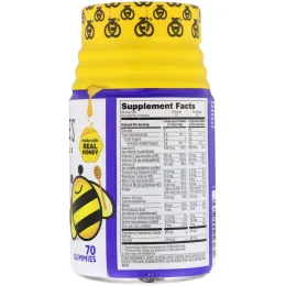 Zarbee's, Полноценный комплекс мультивитаминов для детей + защита иммунитета, смесь натуральных ягод, 70 жевательных таблеток