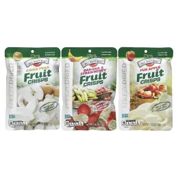 Brothers-All-Natural, Фруктовые чипсы, разнообразная упаковка, 6 пакетиков на одну порцию, 64 г (2,26 унции)