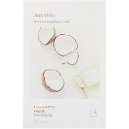 Innisfree, Моя маска, которая действительно подтягивает, с экстрактом кокоса, 1 маска, 0,67 ж. унц. (20 мл)