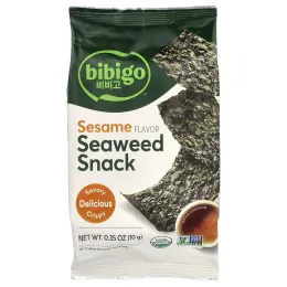 Bibigo, Seaweed Snack, кунжут, 10 г (0,35 унции)
