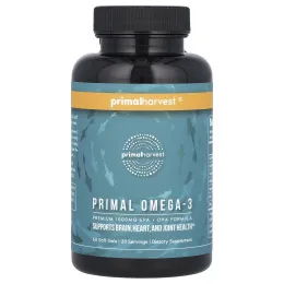 Primal Harvest, Primal Omega-3, 60 мягких таблеток