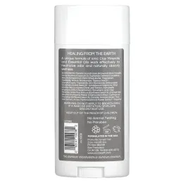 Zion Health, Мужской дезодорант ClayDry с ароматом сандалового дерева, 2,5 унции (70 г)