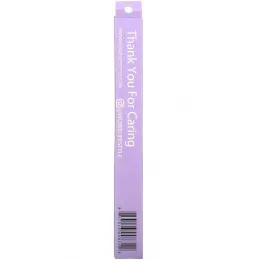 Wowe, ColorBurst, Бамбуковая зубная щетка, фиолетовый, 1 зубная щетка