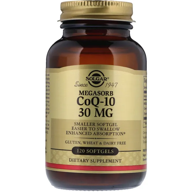 Solgar, Megasorb CoQ-10, 30mg, 120 Softgels