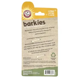Arm & Hammer, Barkies for Moderate Chewers, стоматологическая игрушка для собак, кольцо, арахисовая паста, 1 игрушка