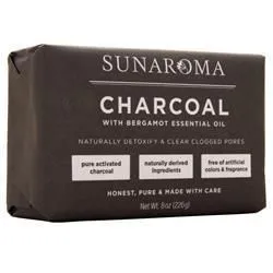 Sunaroma, Кусковое мыло Древесный уголь 8 унций