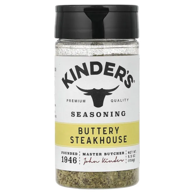 KINDER'S, приправа, маслянистый стейк, 156 г (5,5 унции)