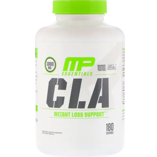 MusclePharm, Essentials, КЛК, 1000 mg, 180 мягких таблеток