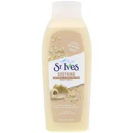 St. Ives, Nourish & Soothe, Oatmeal & Shea Butter Body Wash, 24 fl oz (709 ml)