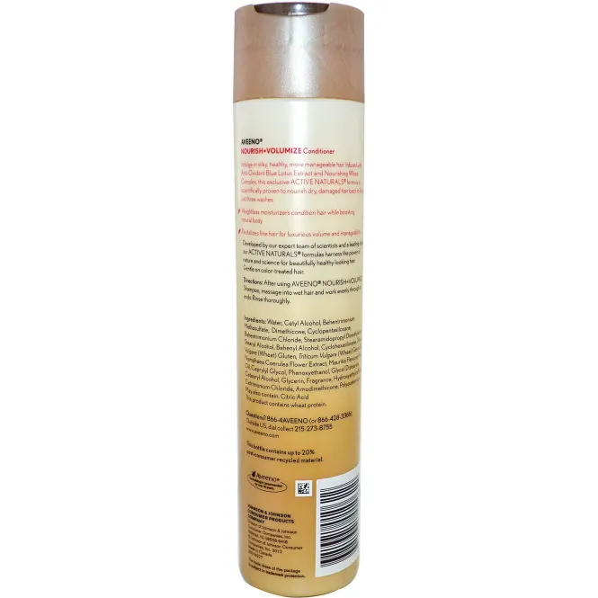 Aveeno, Active Naturals, Nourish+, Volumize Conditioner, 10.5 fl oz